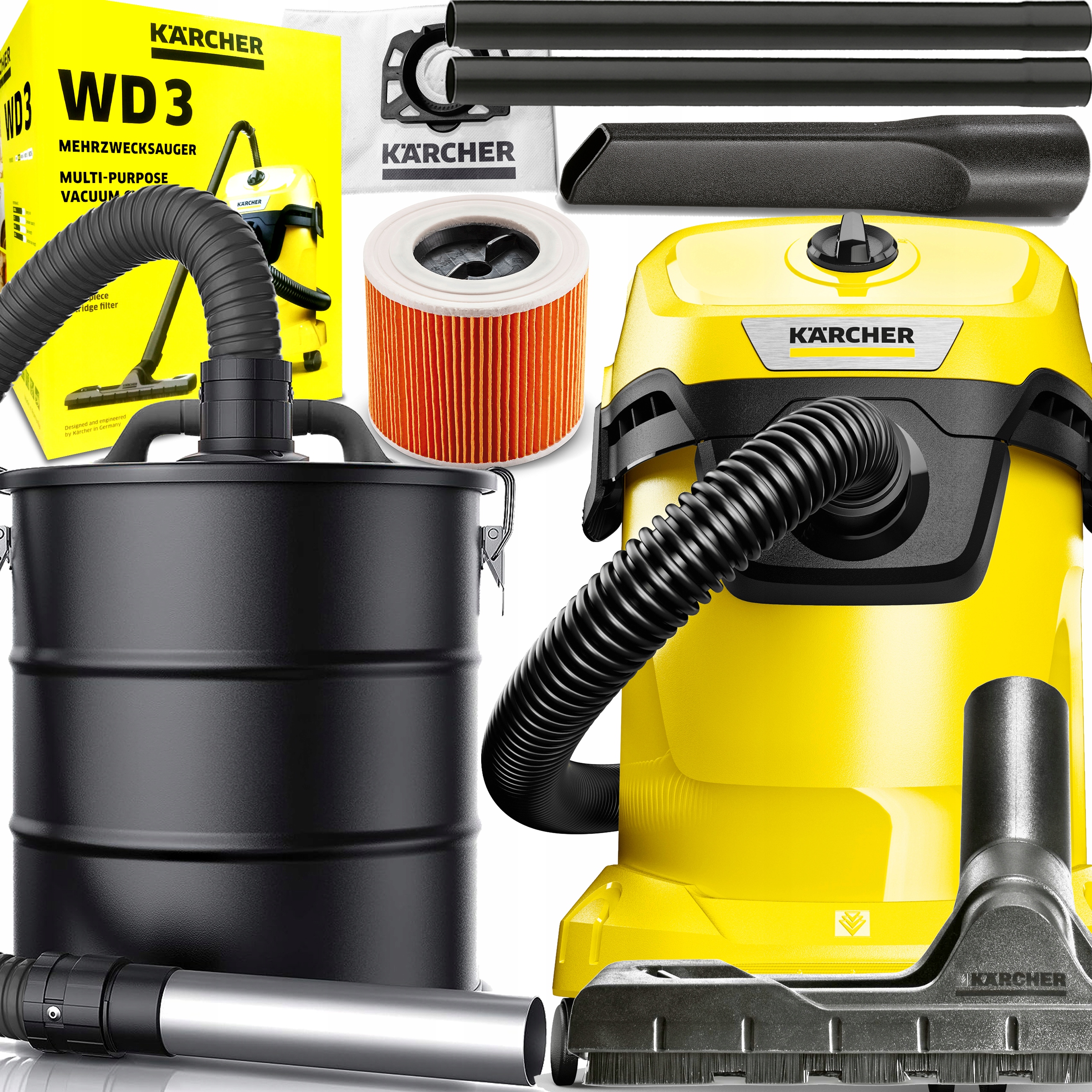 Kärcher vysávač popola 1000 W 14 l